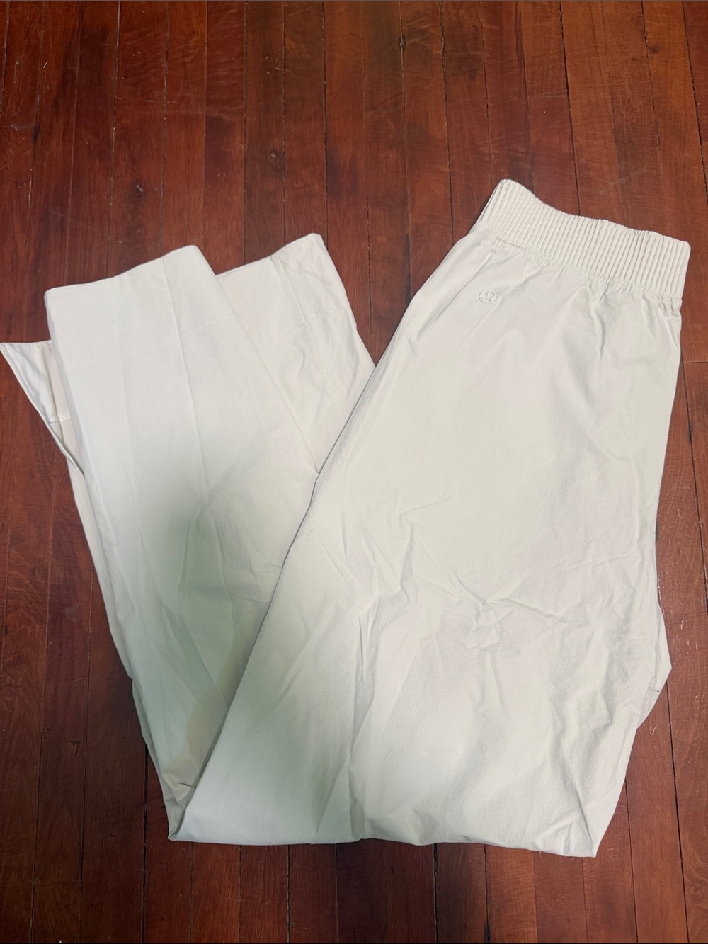 Lululemon Stretch Woven Wide-Leg High-Rise Pant - White Opal - M